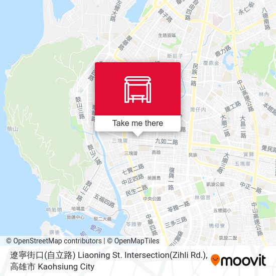 遼寧街口(自立路) Liaoning St. Intersection(Zihli Rd.) map