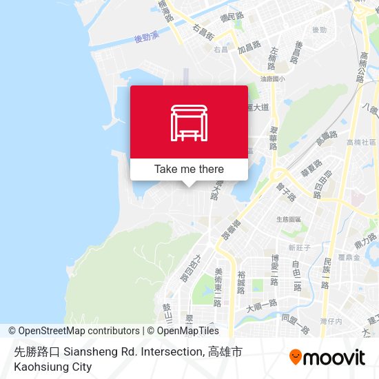 先勝路口 Siansheng Rd. Intersection map