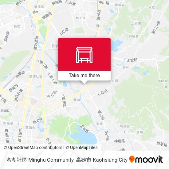 名湖社區 Minghu Community map