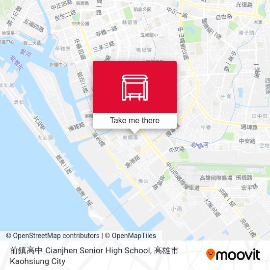 前鎮高中 Cianjhen Senior High School map