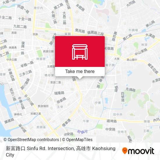 新富路口 Sinfu Rd. Intersection map