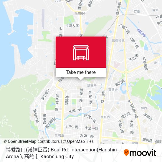博愛路口(漢神巨蛋) Boai Rd. Intersection(Hanshin Arena ) map