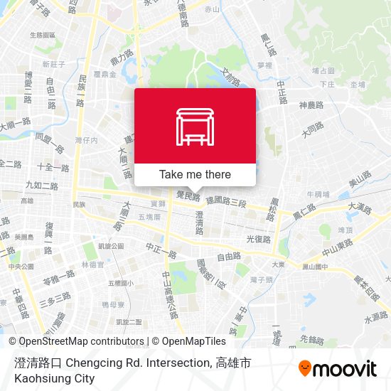 澄清路口 Chengcing Rd. Intersection地圖