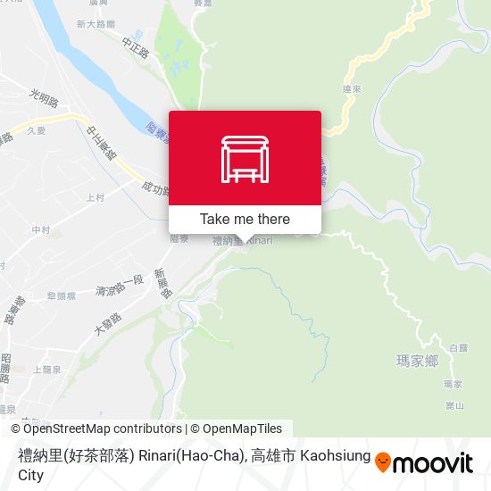 禮納里(好茶部落) Rinari(Hao-Cha) map