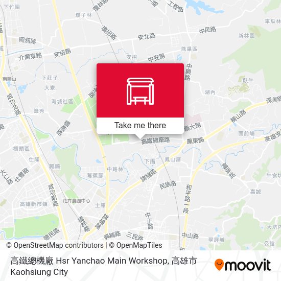 高鐵總機廠 Hsr Yanchao Main Workshop地圖