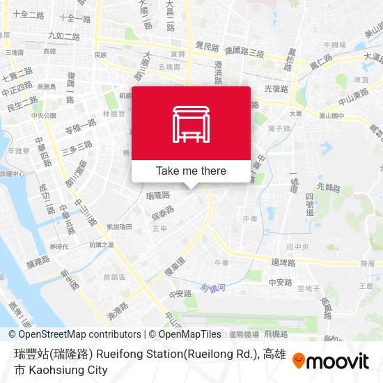 瑞豐站(瑞隆路) Rueifong Station(Rueilong Rd.)地圖