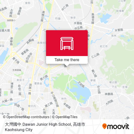 大灣國中 Dawan Junior High School map
