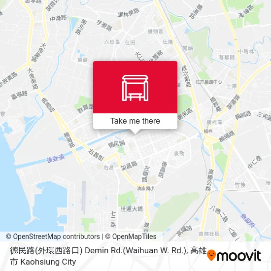 德民路(外環西路口) Demin Rd.(Waihuan W. Rd.) map