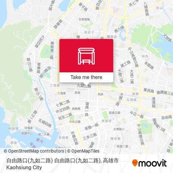 自由路口(九如二路) 自由路口(九如二路) map