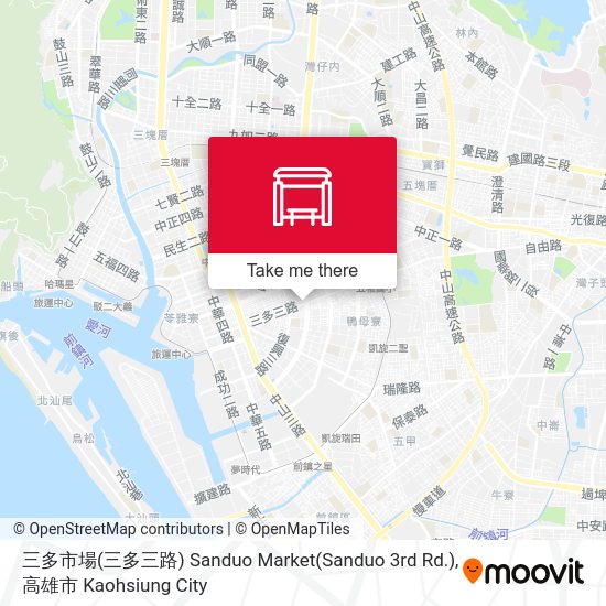 三多市場(三多三路) Sanduo Market(Sanduo 3rd Rd.)地圖