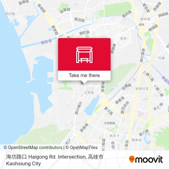 海功路口 Haigong Rd. Intersection map