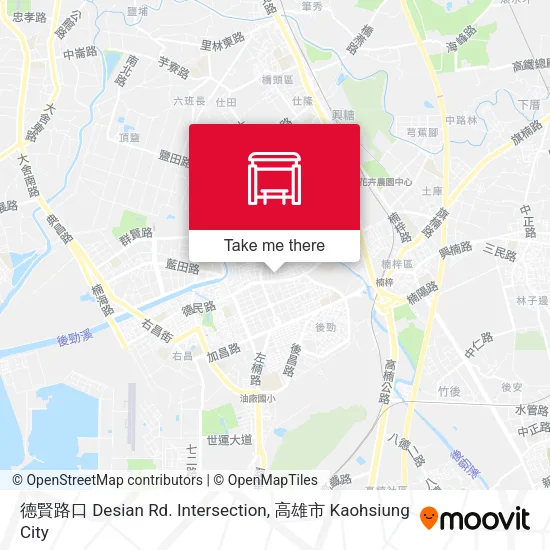 德賢路口 Desian Rd. Intersection map