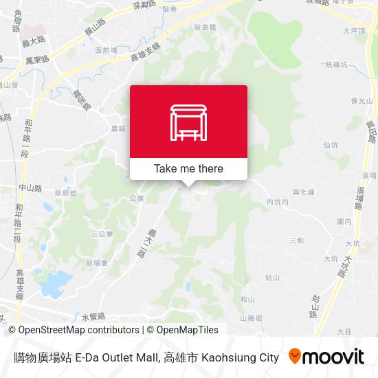 購物廣場站 E-Da Outlet Mall地圖