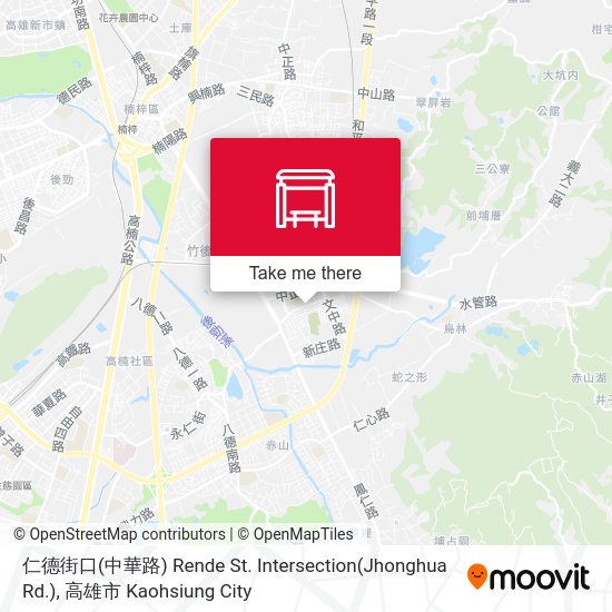 仁德街口(中華路) Rende St. Intersection(Jhonghua Rd.) map