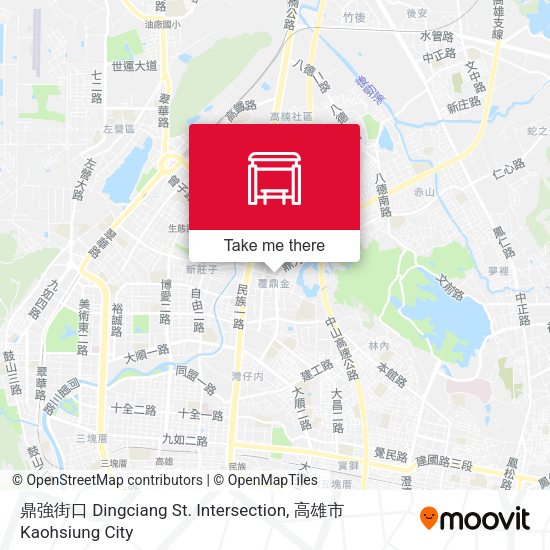 鼎強街口 Dingciang St. Intersection地圖