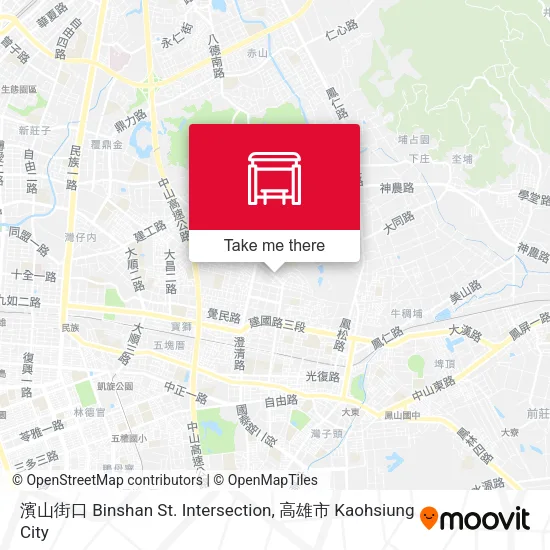 濱山街口 Binshan St. Intersection map