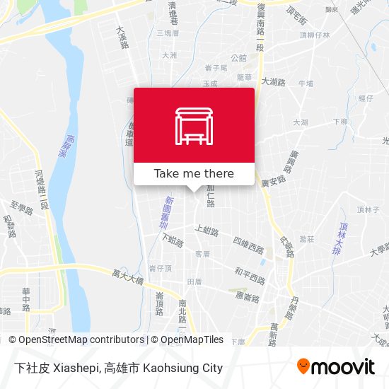下社皮 Xiashepi map