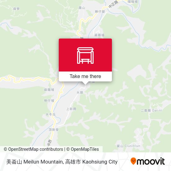 美崙山 Meilun Mountain地圖