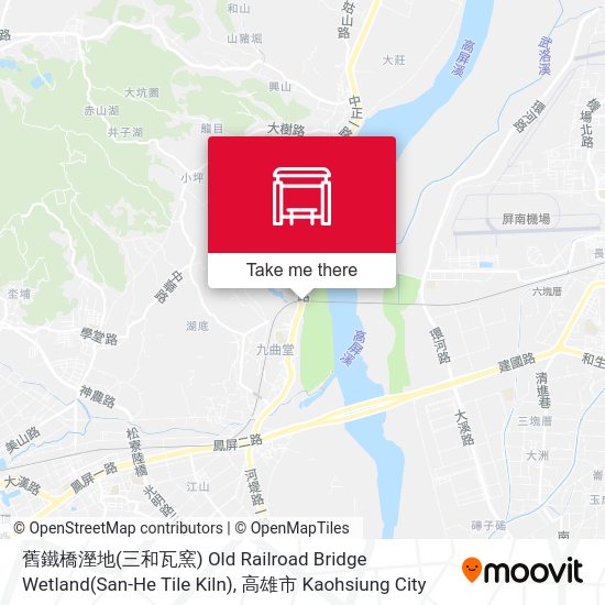 舊鐵橋溼地(三和瓦窯) Old Railroad Bridge Wetland(San-He Tile Kiln) map