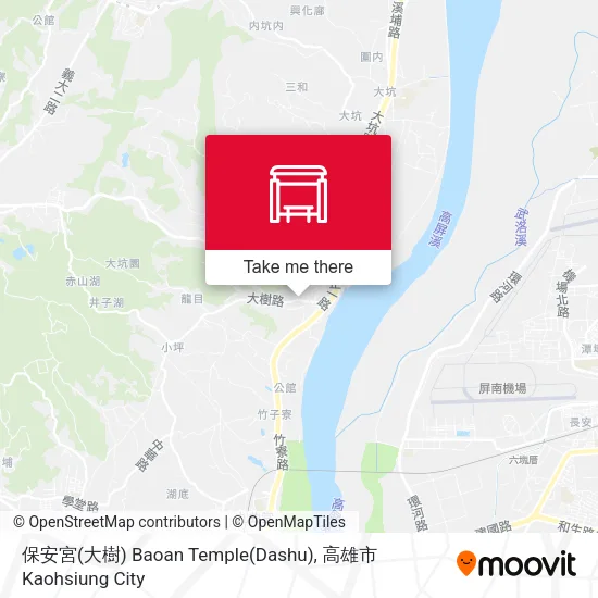 保安宮(大樹) Baoan Temple(Dashu) map