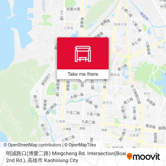 明誠路口(博愛二路) Mingcheng Rd. Intersection(Boai 2nd Rd.)地圖