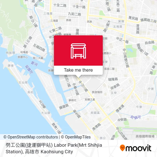 勞工公園(捷運獅甲站) Labor Park(Mrt Shihjia Station)地圖