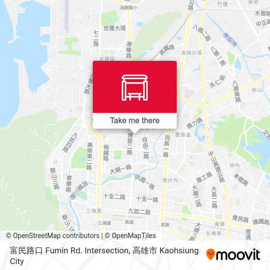 富民路口 Fumin Rd. Intersection map
