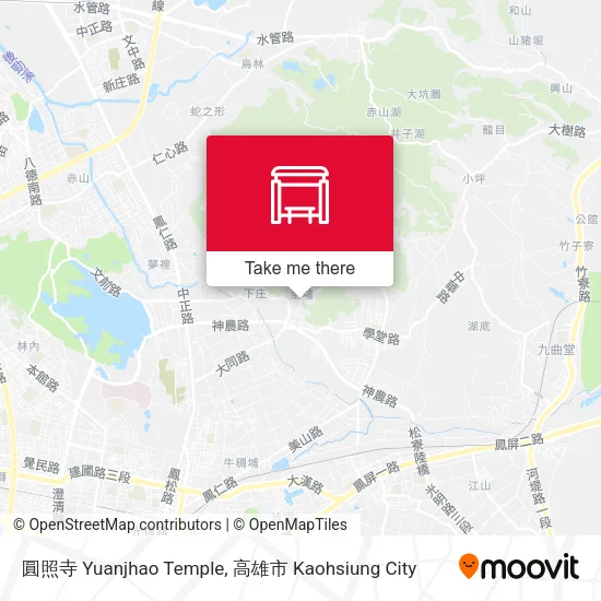 圓照寺 Yuanjhao Temple地圖