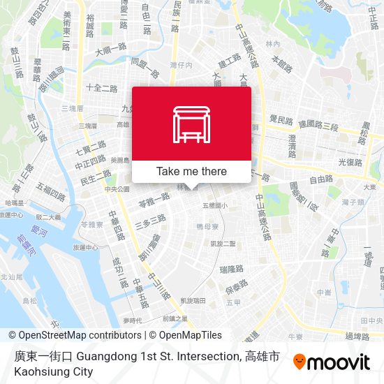 廣東一街口 Guangdong 1st St. Intersection地圖