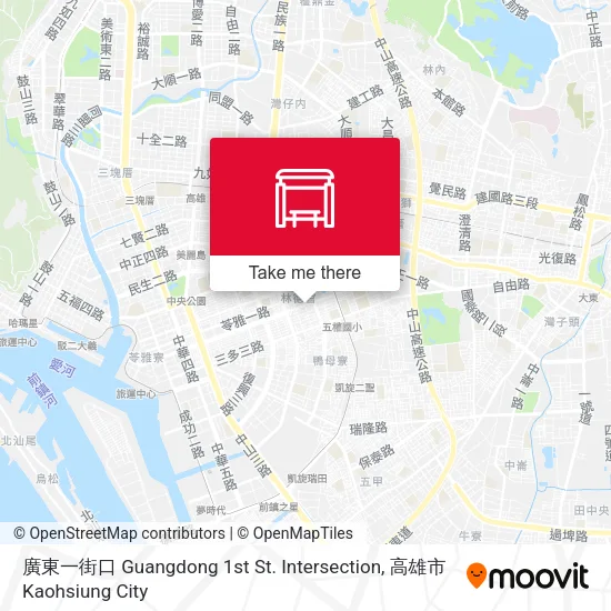 廣東一街口 Guangdong 1st St. Intersection map