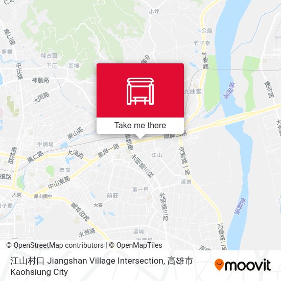 江山村口 Jiangshan Village Intersection map
