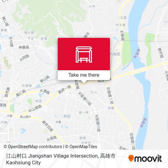 江山村口 Jiangshan Village Intersection地圖