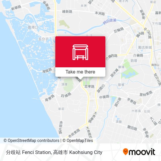 分歧站 Fenci Station地圖