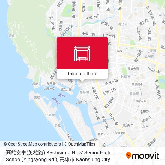 高雄女中(英雄路) Kaohsiung Girls' Senior High School(Yingsyong Rd.) map