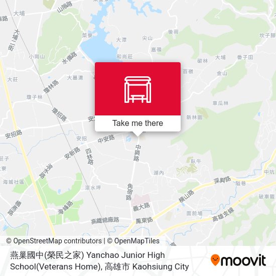 燕巢國中(榮民之家) Yanchao Junior High School(Veterans Home)地圖