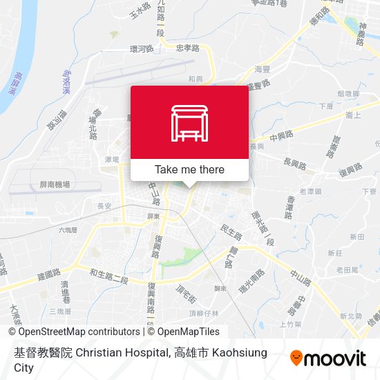 基督教醫院 Christian Hospital地圖