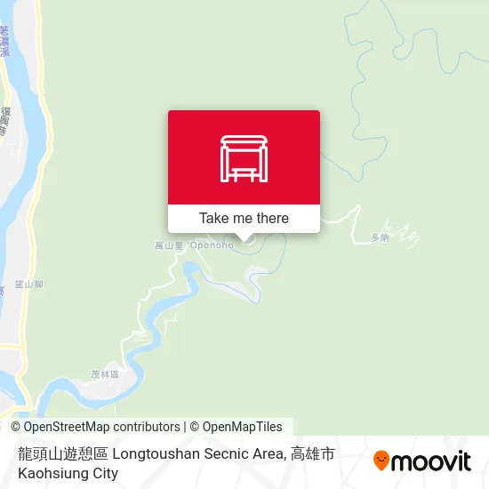 龍頭山遊憩區 Longtoushan Secnic Area地圖
