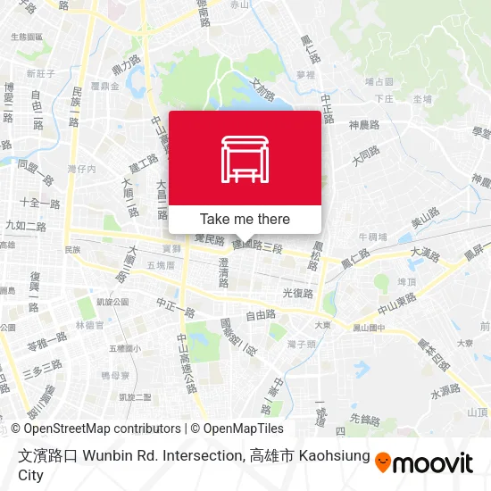 文濱路口 Wunbin Rd. Intersection地圖