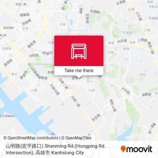 山明路(宏平路口) Shanming Rd.(Hongping Rd. Intersection)地圖