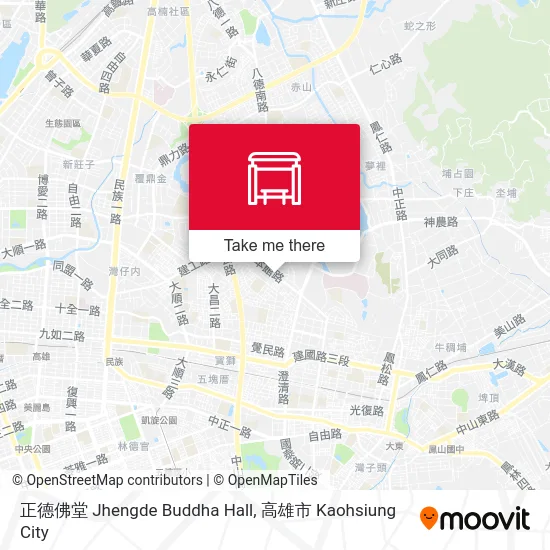 正德佛堂 Jhengde Buddha Hall地圖