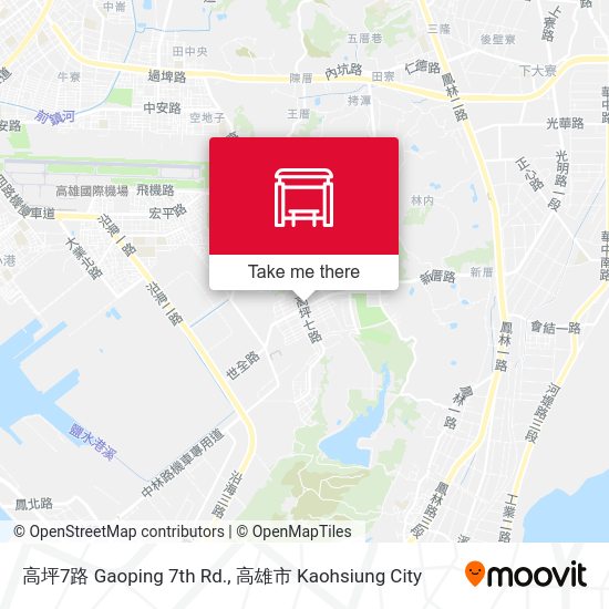 高坪7路 Gaoping 7th Rd. map