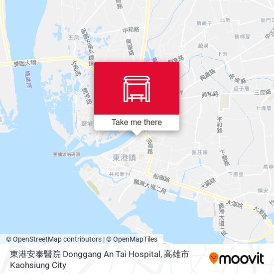 東港安泰醫院 Donggang An Tai Hospital地圖