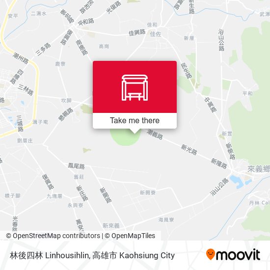 林後四林 Linhousihlin map