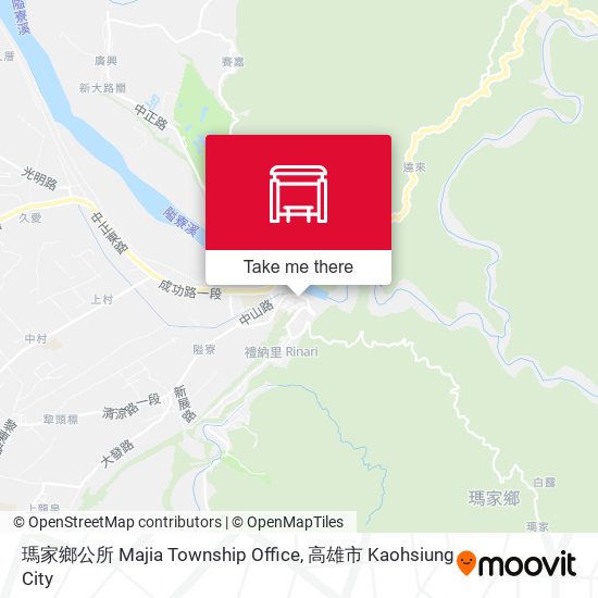 瑪家鄉公所 Majia Township Office map