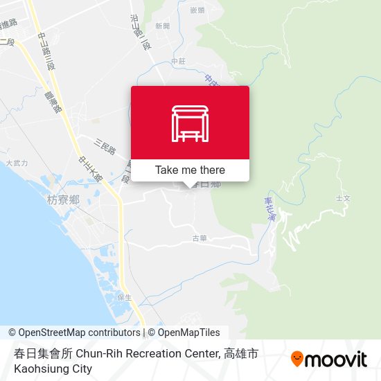 春日集會所 Chun-Rih Recreation Center map