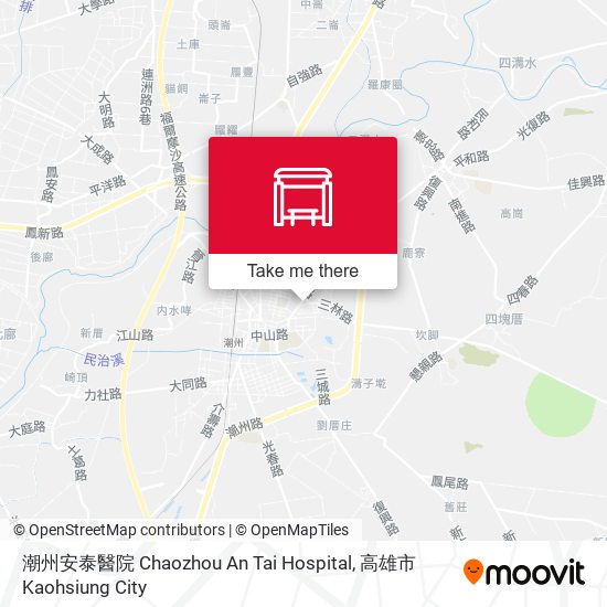 潮州安泰醫院 Chaozhou An Tai Hospital地圖