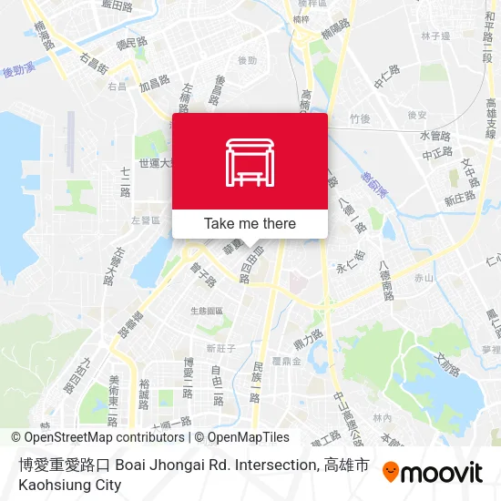 博愛重愛路口 Boai Jhongai Rd. Intersection地圖