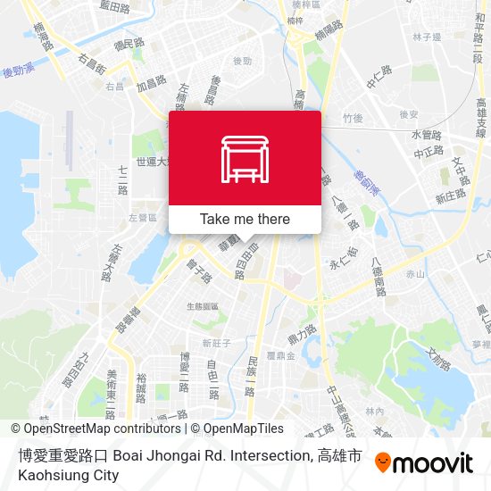 博愛重愛路口 Boai Jhongai Rd. Intersection地圖