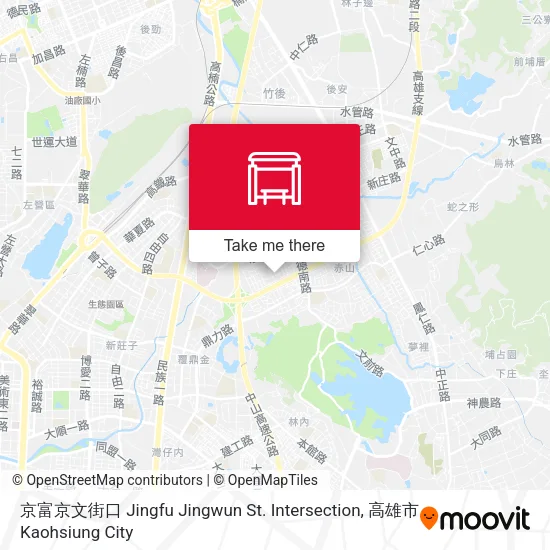 京富京文街口 Jingfu Jingwun St. Intersection地圖