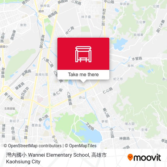 灣內國小 Wannei Elementary School map